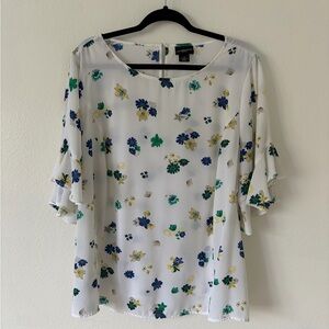 Floral Print Women's Top